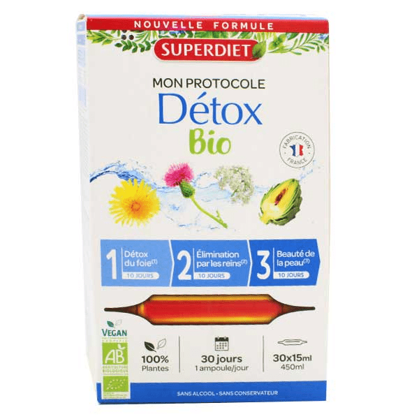 Protocole Détox 30 ampoules