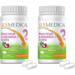XLS Medical Réducteur de Graisses et Sucres Perte de Poids 120 Comprimés