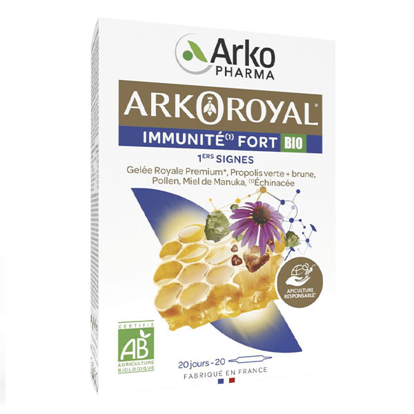 Arkoroyal Immunité Fort 1ers Signes Bio 20 ampoules