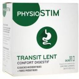 Physiostim Transit Lent - 12 Sachets Doubles - Boîte 12 sachets de 3 g