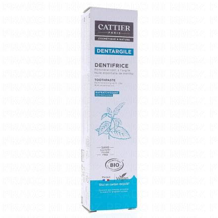 Dentargile Dentifrice à l'Huile essentielle de Menthe Bio tube 75g