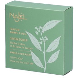 Savon d’Alep parfum ambre & oud aux huiles d’olive et de laurier