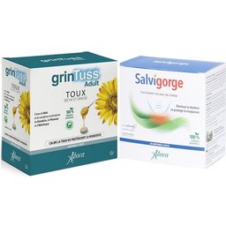 Set Grintuss Comprimés + Salvigorge - Traitement du mal de gorge