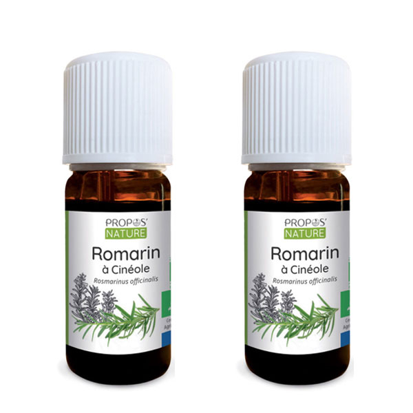 Propos' Nature Aroma-Phytothérapie Huile Essentielle Romarin Cinéole Bio 10ml Lot 2