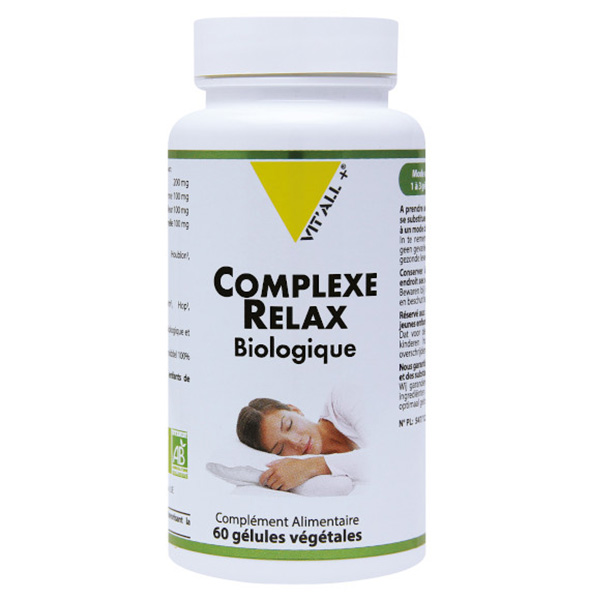 Complexe Relax Bio 60 gélules végétales