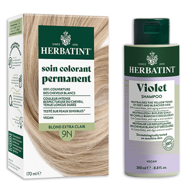 Rituel Coloration Permanente et Soin des Cheveux Blonds