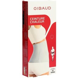 Gibaud Ceinture thermique dos écrue 25 cm Taille S