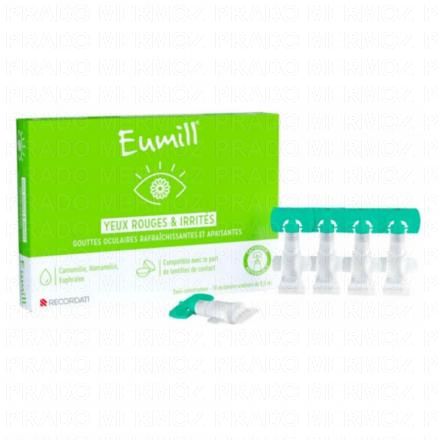 Gouttes Occulaires Yeux Rouges & Irrités 10 unidoses 0,5 ml