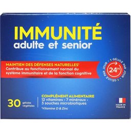 Immunité Adulte et Sénior 30 Comprimés