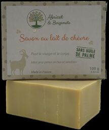 Savon au lait de chèvre - Pour le visage et pour le corps