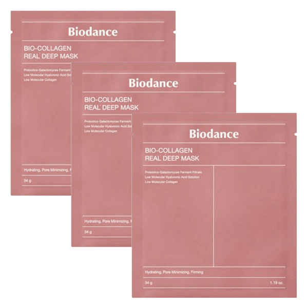 Bio Collagen Real Deep Mask - masque 30g Lot de 3