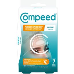 Compeed® - Patchs anti-imperfections purifiants - patchs hydrocolloides - 7 patchs