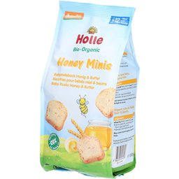 Honey Minis Biscottes pour bébés miel & Beurre bio