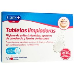 Tablette de nettoyage pour dentiers 30 pièces