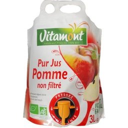 Doypack Jus Pomme Non Filtré Bio 3l