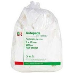 Velpeau Cotopads Rectangles Coton 8x10cm 200 Unités
