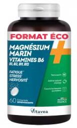 Magnésium + Vitamines B1 B2 B6 - Fatigue - Format Éco - 60 Comprimés - Pot 60 comprimés