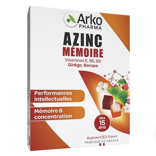 Azinc Mémoire 30 gélules