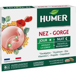 Nez-Gorge Jour/Nuit 15 Comprimés