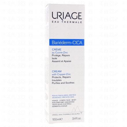 Bariéderm - Cica - Crème réparatrice au CuZn tube 100ml
