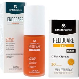 Radiance C Ferulic Sérum Gel 30ml + Heliocare 360º D Plus 30 Capsules