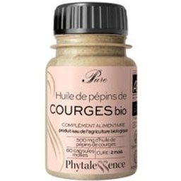 Huile de Pépins de Courge Bio 60 Gélules