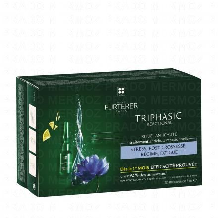 RENE FURTERER TRIPHASIC Réactional 12 ampoules de 5ml