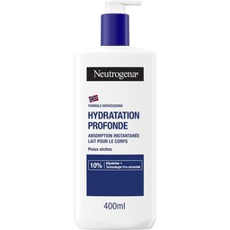 Formule Norvégienne Lait Corps Hydratation Profonde  Absorption Rapide Peaux Sèches 400 ml