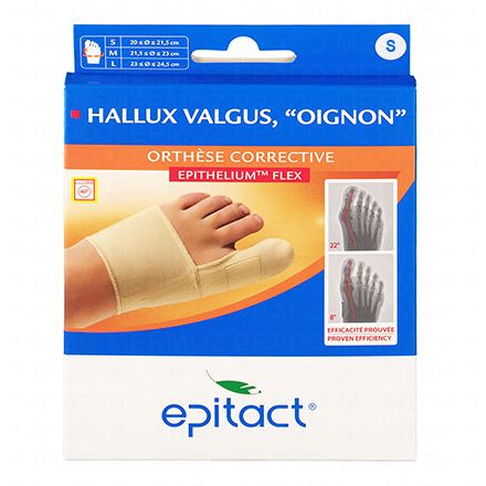 Orthèse corrective de l'hallux valgus oignon NUIT taille s (20 à 21,5 cm)