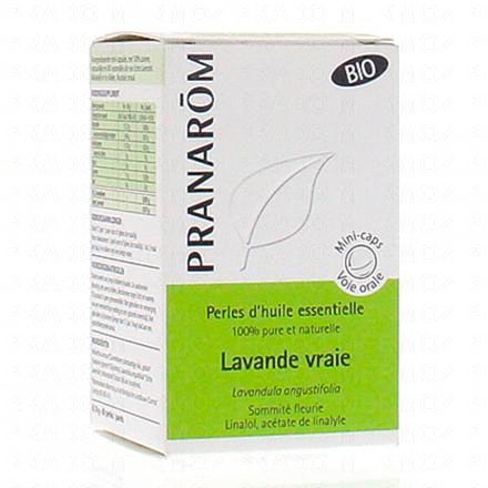 Perles d'huile essentielle Lavande vraie bio x60