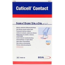 Cuticell Contact Gaze 5cmx7.5cm 5uts
