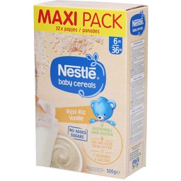 Nestle Baby Cereals® Riz-Vanille