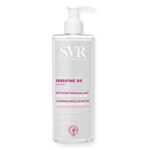 Sensifine AR Eau Micellaire Anti-Rougeurs Nettoyante Démaquillante - 400ml
