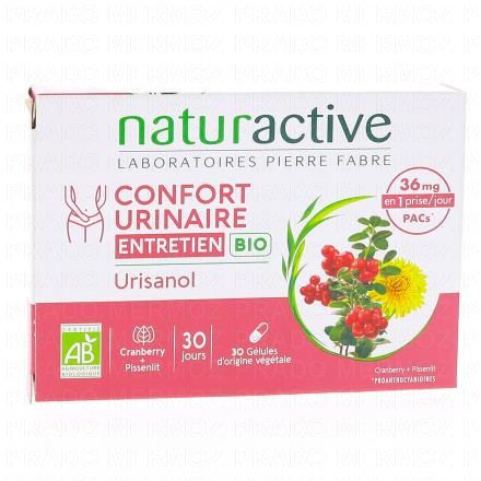 Confort Urinaire Entretien Urisanol boîte de 30 gélules
