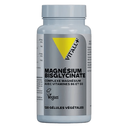 Magnésium Bisglycinate 120 gélules végétales