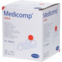 Medicomp® Stérile 6 Plis 7.5 x 7.5 cm
