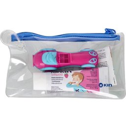 Brosse À Dents Enfants Voyage Voiture + Dentifrice 25ml