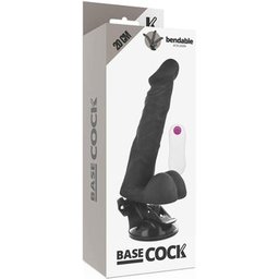 Vibrator Vibrateur Articulant Télécommande Noir 20cm 1ud