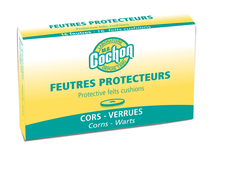 Feutres Protecteurs pour Cors et Verrues boite de 16