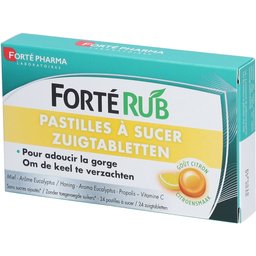 Forté Rub pastilles à sucer goût Citron