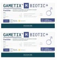 Gametix M Biotic+ Fertilité 30 Sachets Lot de 2 - Lot 2 x 30 sachets de 4,5 g