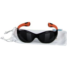 Lunettes de soleil pour enfants Noir-Orange 4-12 ans