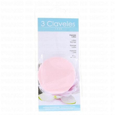 3 CLAVELES Éponge latex 7 cm