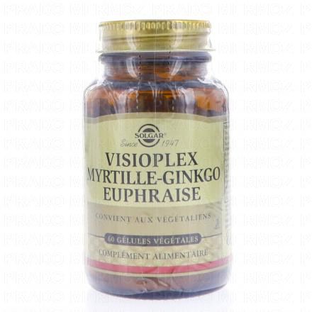 Visioplex myrtille ginkgo euphraise 60 gélules