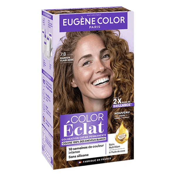 - Color éclat Marron Clair doré 7.8