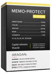 Synactifs Memoprotect® - Mémoire et Vivacité - Ginkgo Biloba Raisin Vitamine B1 Vitamines B et Synactifsélénium - 60 Gélules - Boîte 60 gélules