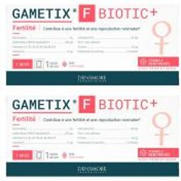 Supplément de Fertilité Gametix F Biotic+ - Boîte de 30 Sachets - Lot 2 x 30 Sachets de 4,7 g