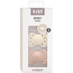 Infinity Pacifier Silicone Anatomical 2 Vanilla Peach 2 Unités