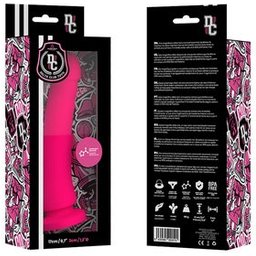 Gode Rose Silicone Médicale 17x3cm 1ut