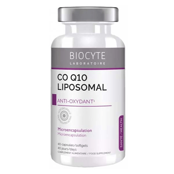 Coenzyme Q10 Liposomal Antioxydant Vitamine E 40 Gélules